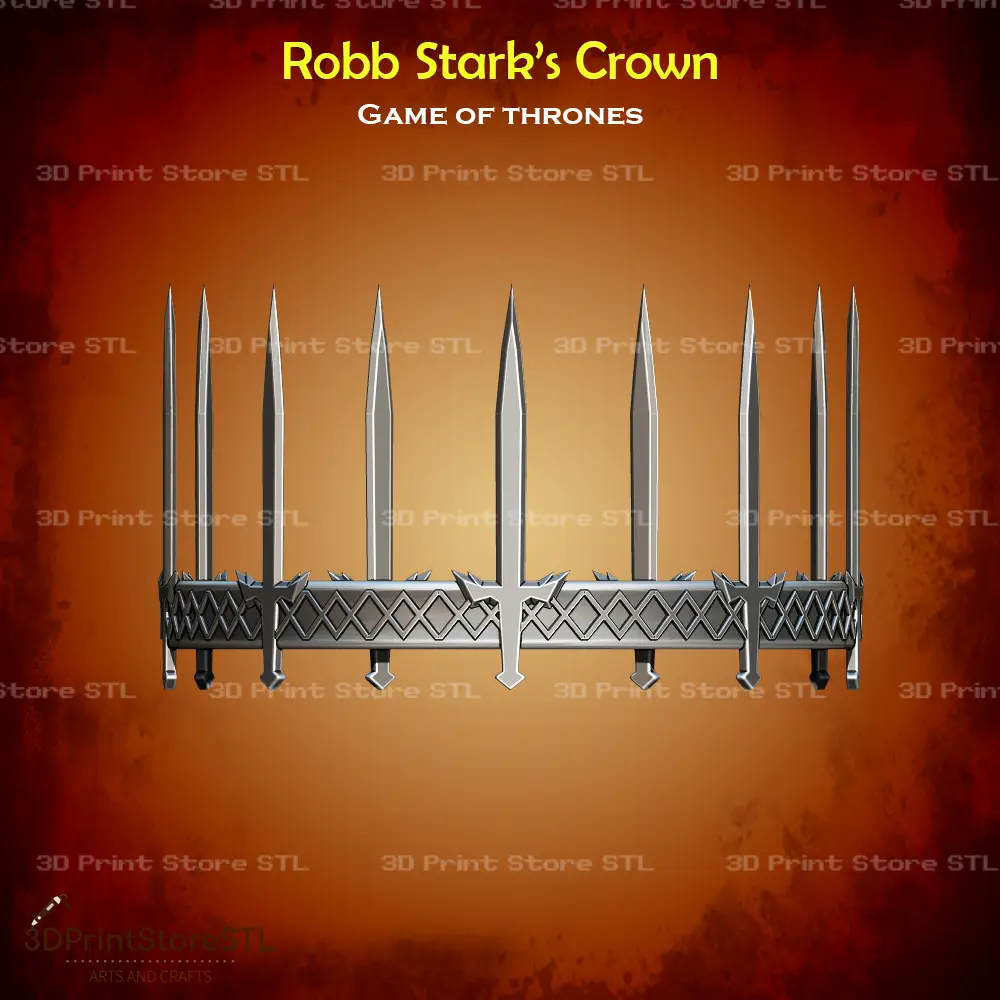 Robb Stark Corona Cosplay Juego de Tronos - STL File
