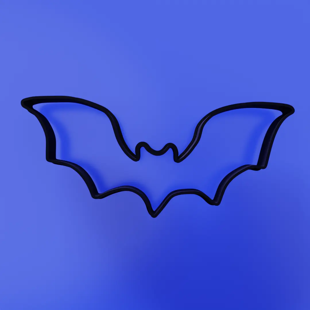 TAGLIABISCOTTI A FORMA DI PIPISTRELLO DI HALLOWEEN
