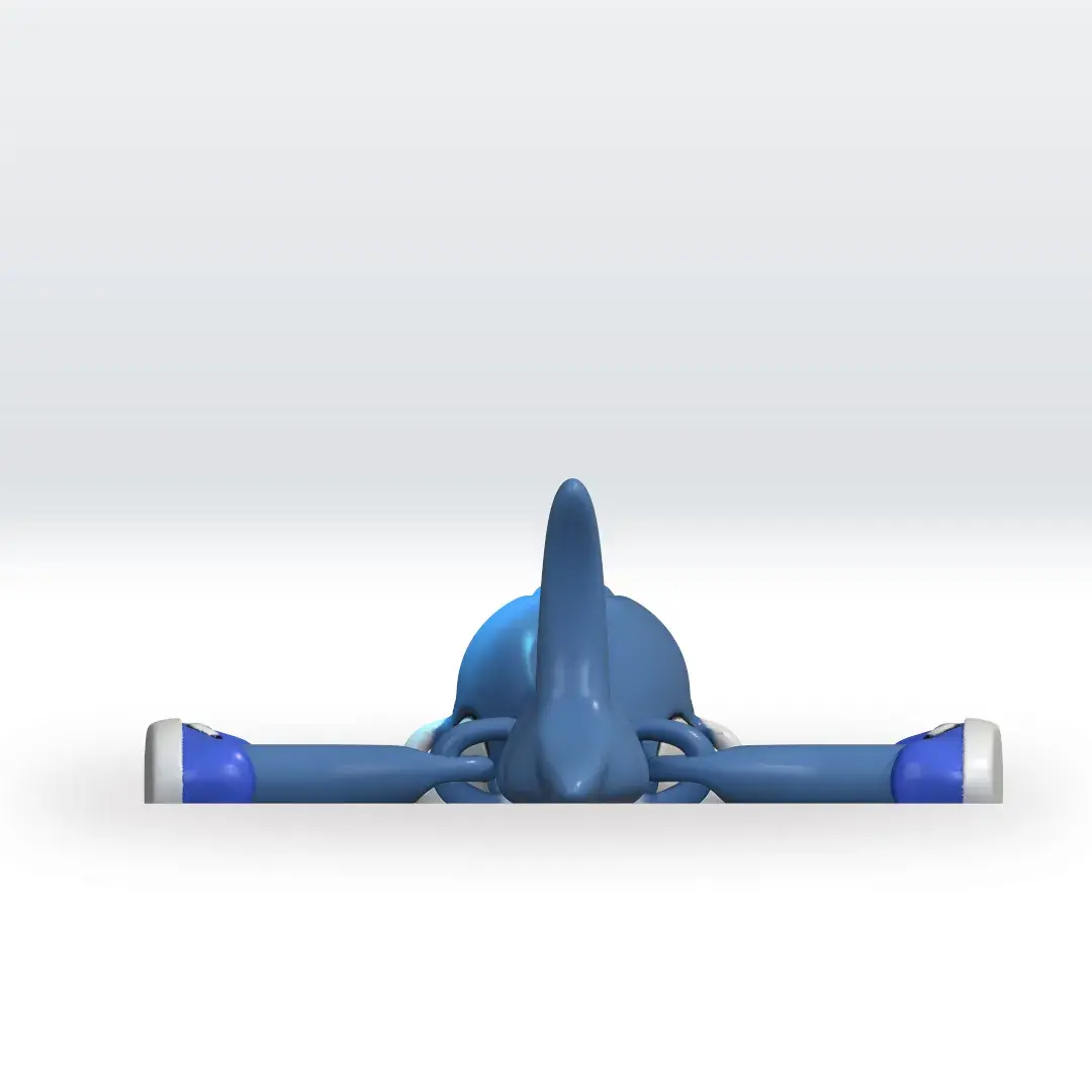 Flexi Tralalero Tralala 3D Model STL file Italian Brainrot