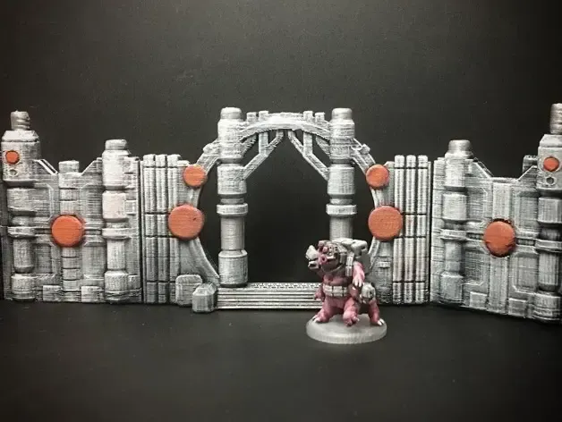Paredes Sci-Fantasy Z.O.D. (escala 28mm/heróica)