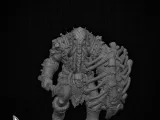Frost Troll Bone Shield for DnD - Magic Series-3