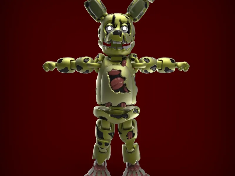 SPRINGTRAP PRINT-IN-PLACE WITHOUT  SUPPORT