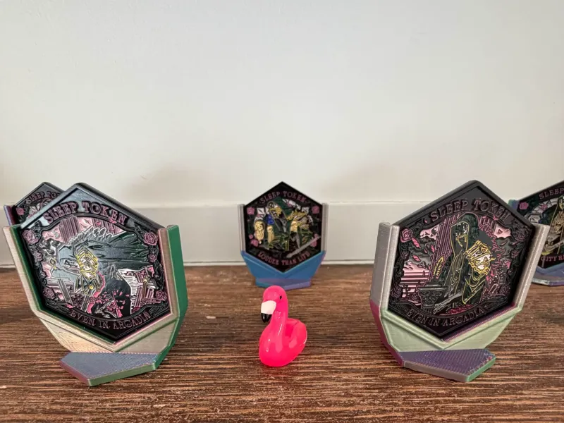 Hexagon Coin Display