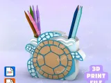 Pen Holder Sea turtle-1