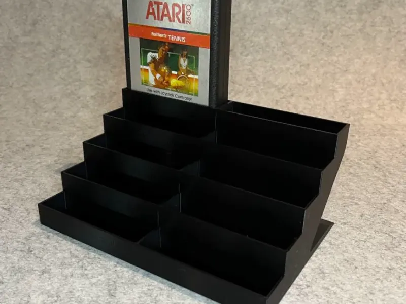 Espositore per cartucce di giochi Atari 2600