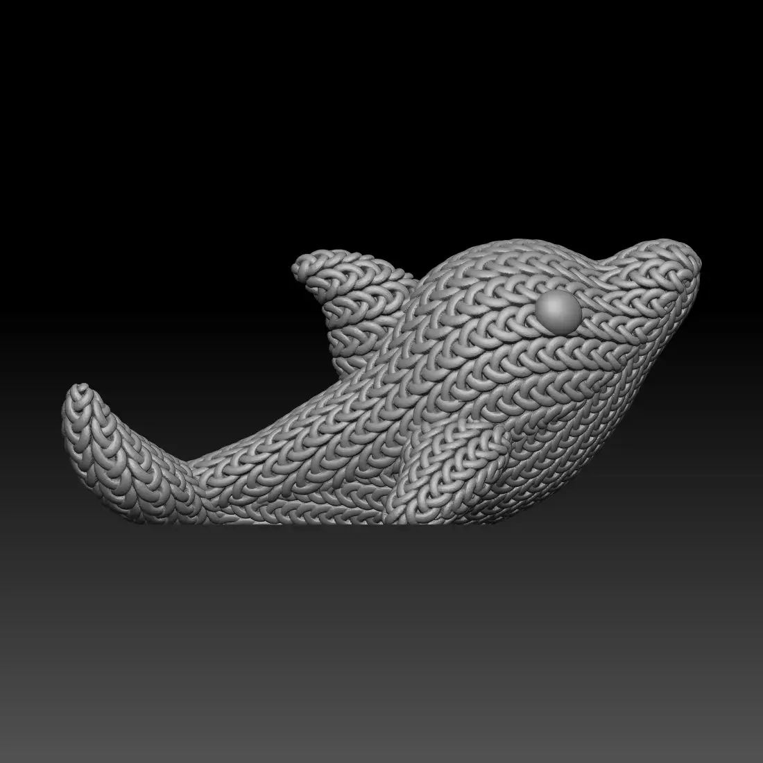 Knitted Dolphin