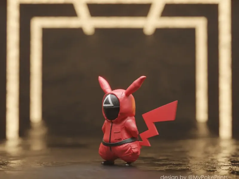 Calamar Juego Pikachu Pokemon