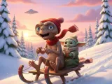 E.T. and Grogu sleding-1