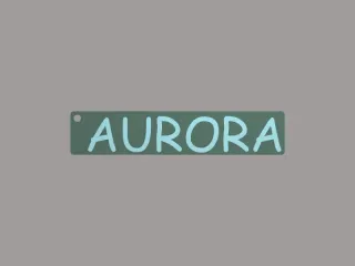 AURORA_ keychain