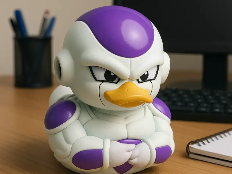 ラバーダック - フリーザ ドラゴンボールモデル - 3Dプリント