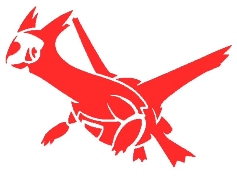 Latias stencil