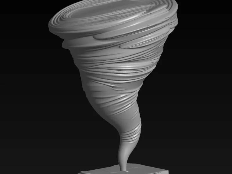 Home Decor Tornado sculpture