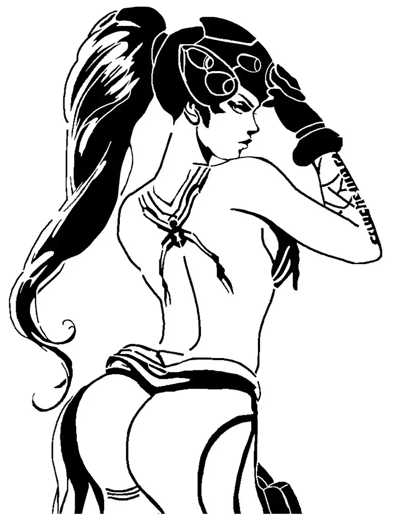 OW Widowmaker stencil 4