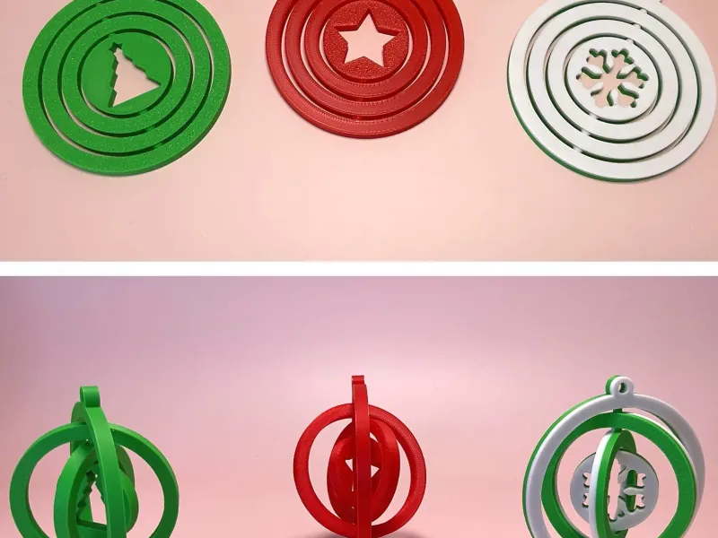 CHRISTMAS GYRATORY ORNAMENT