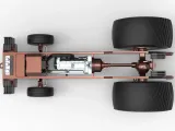Pro Stock Pulling Tractor Base Scale 1:25-8