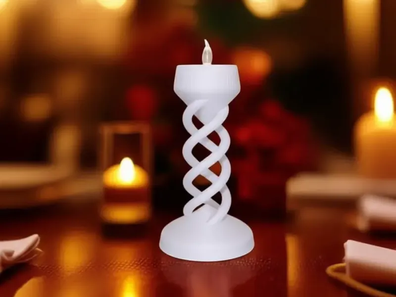 Candlestick for LED tea light