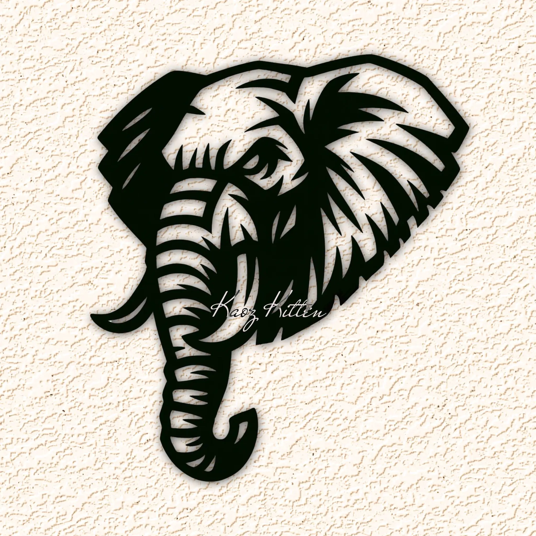 tribal elephant 2 wall art home decor