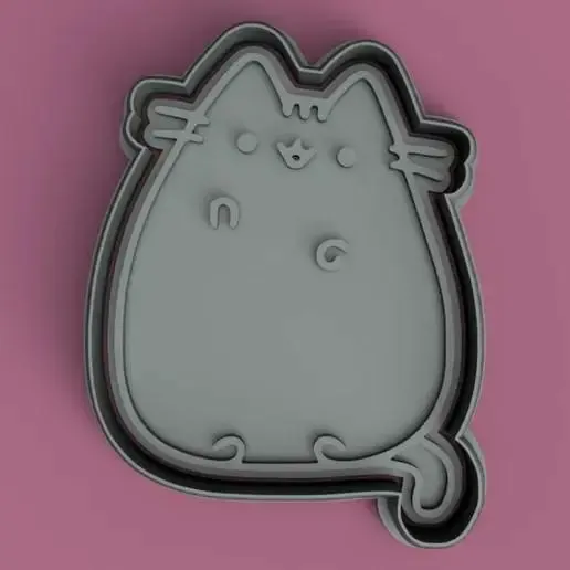 pusheen cookie cutter - cat - gato