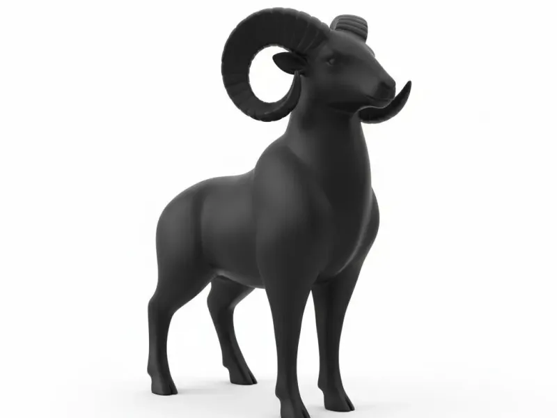 Carnero (Aries) decorativo