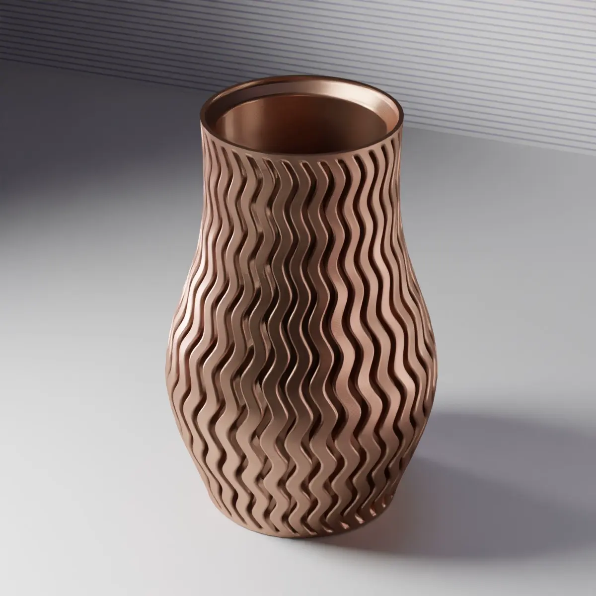 VAZA 0102 C - VAZA ZIGZAG BULB