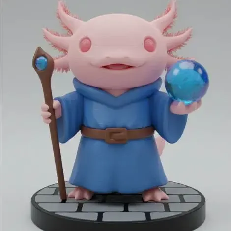 Bubble Arcane Axolotl Mage – Saw3D