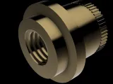 MINIATURE IQ-12 SPINDLE NUT STYLE KEYCHAIN-1