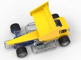 Vintage Winged Supermodified stock car Version 3 Scale 1:25-7