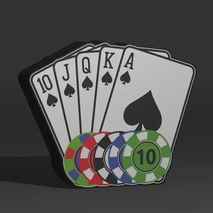 Lightbox poker set colour