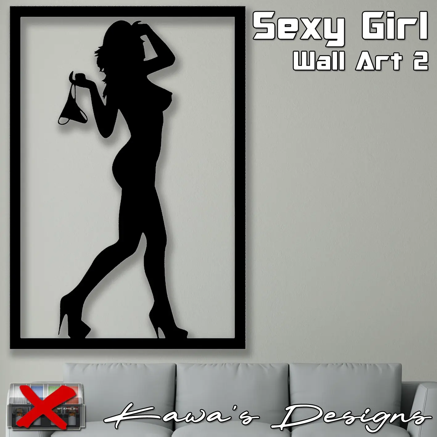 Sexy Girl Wall Art 2