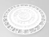Celtic calendar Wall Art-0