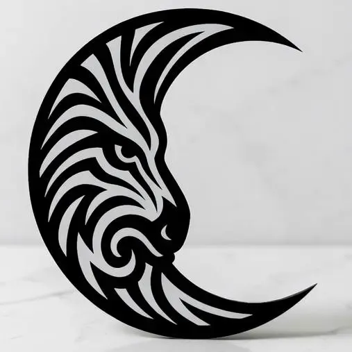Lune zebre tribal