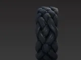 Midnight Braid Loop Ring – Noah0x03-4