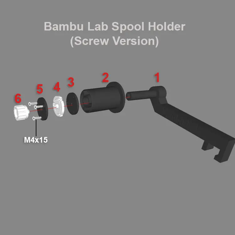 PORTA BOBINE BAMBU LAB P1S