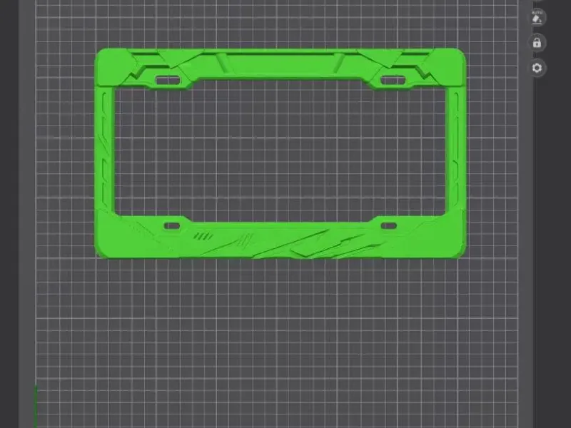 Drift Scar License Plate Frame/Standard North American Plate