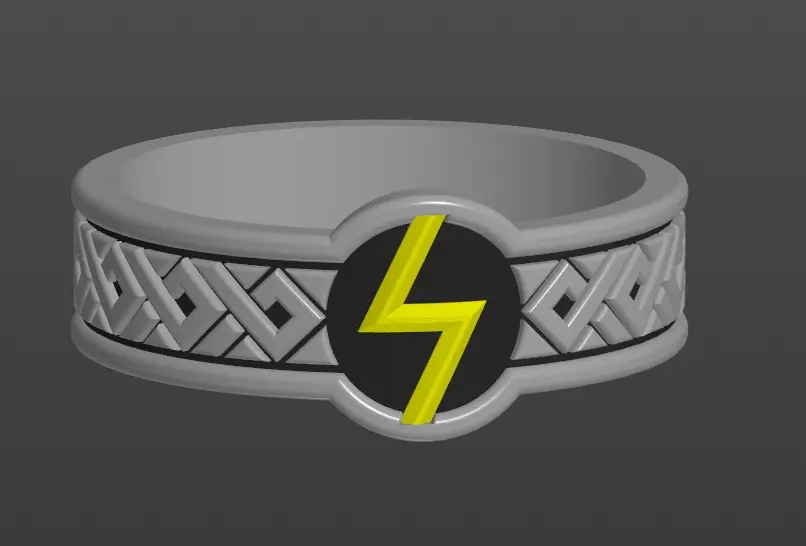 Rune ring (othala and soulu)