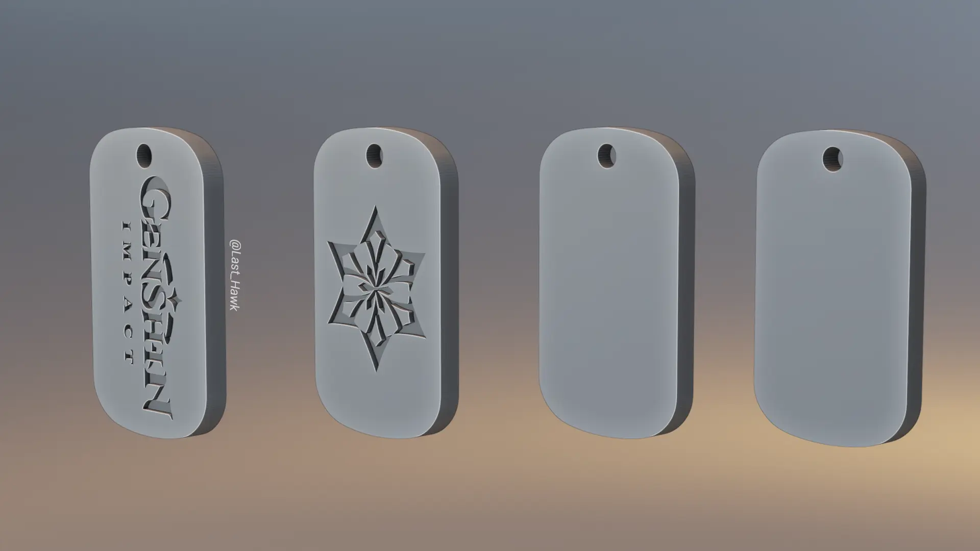 Cryo dogtag Genshin Impact