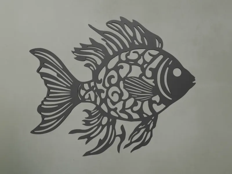 Clownfisch Wandkunst