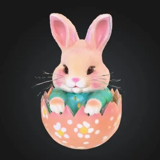 Easter Bunny in Egg