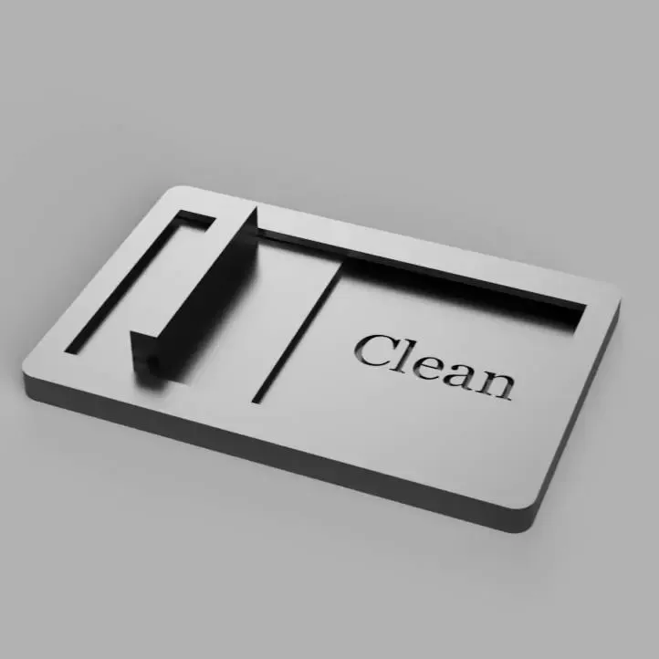 Sign for dishes dirty/clean