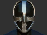 Stylized Sci Fi Skull Mask 3D Printable Helmet 3D print mode-0