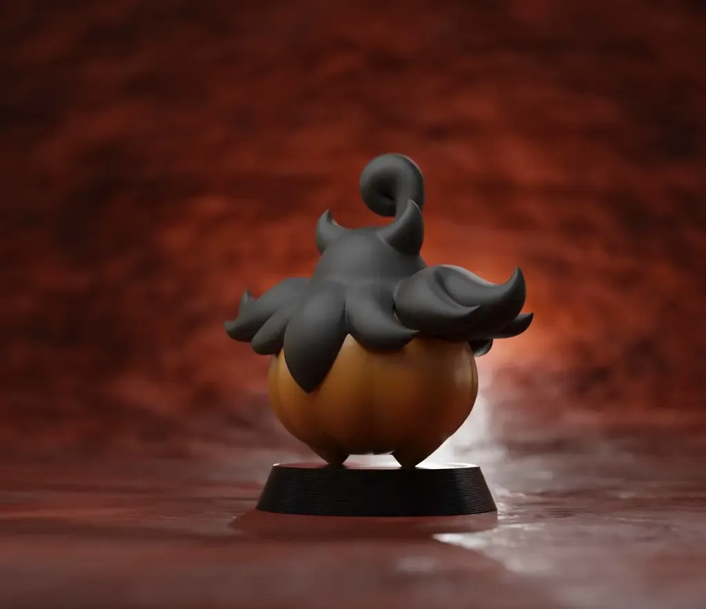 PUMPKABOO - 3D printable Halloween Pokemon!