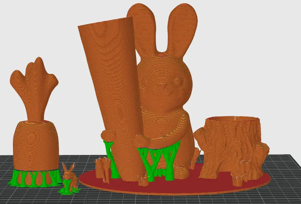 Suport de pastă de dinți și suport de pastă de dinți Bunny