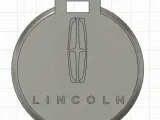 Pendentif porte clé Lincoln / Lincoln Key ring ornement-0