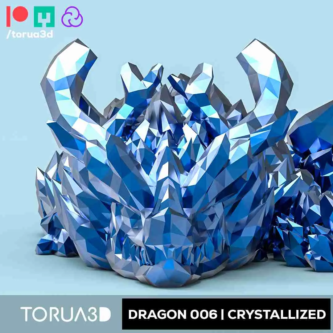 Articulated Dragon 006 Crystallized