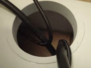 Bushing for cables in table (average 6cm)