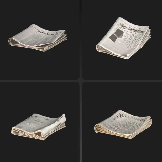 4X newspaper / Zeitung