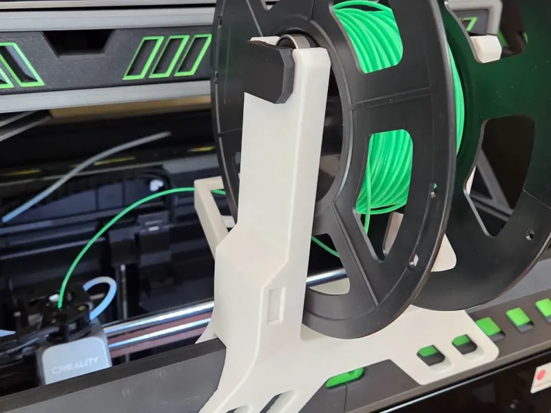 TPU Top mount spool holder - K1 Max - K2 Pro D3P riser