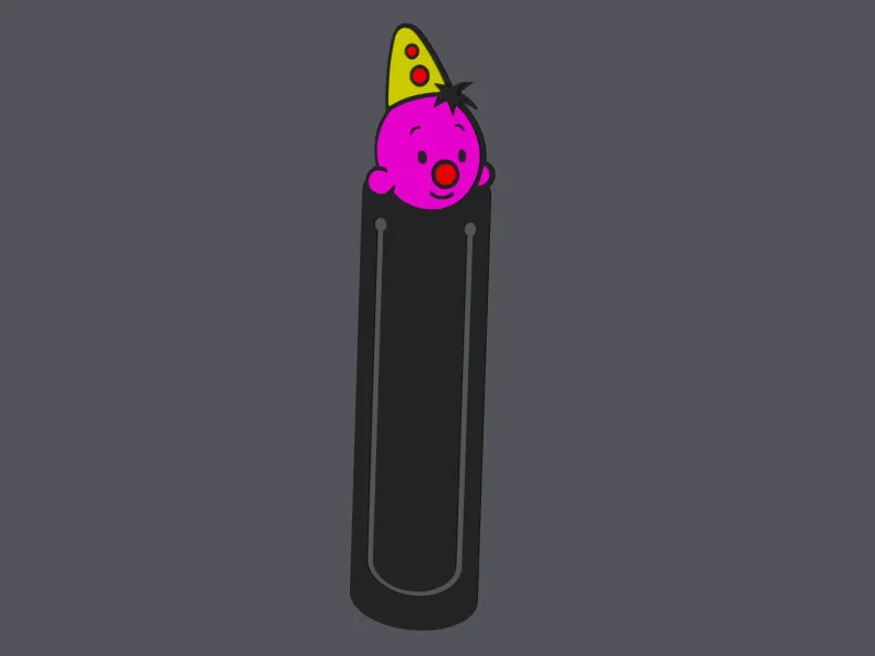 Bumba Clown - Bookmark