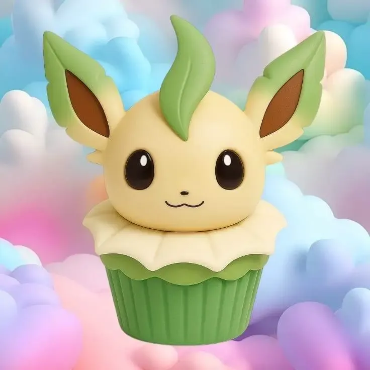 pokemon leafeon cupcake party