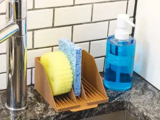 sinkside sponge dish (vase mode)
